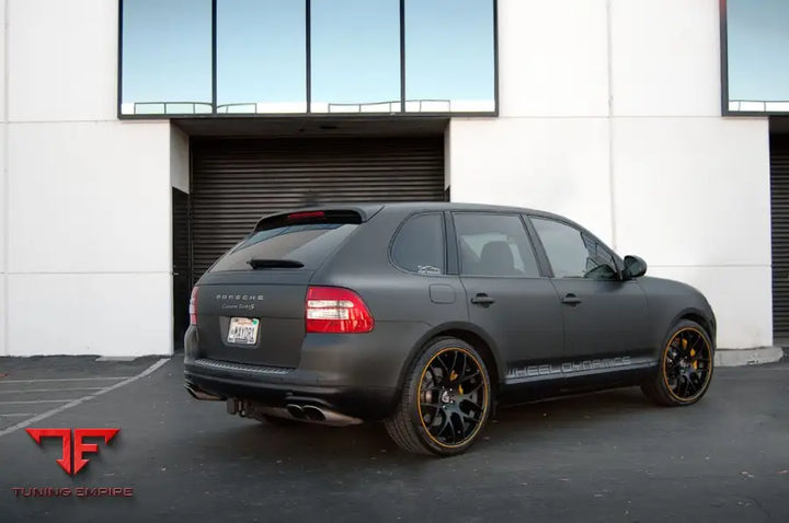 PORSCHE CAYENNE TURBO S on custom forged wheels