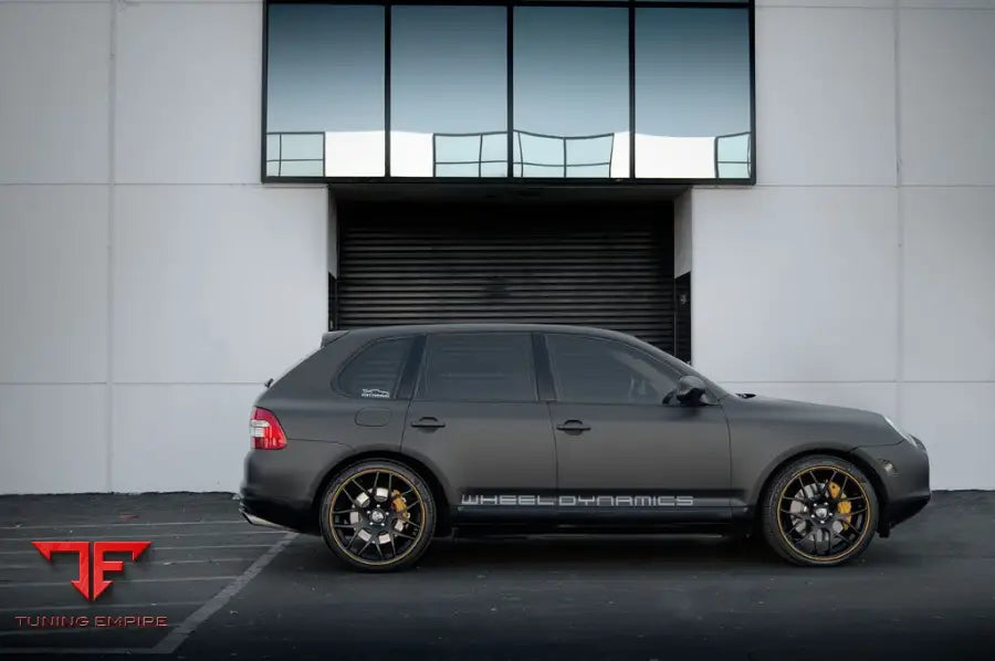 PORSCHE CAYENNE TURBO S on custom forged wheels