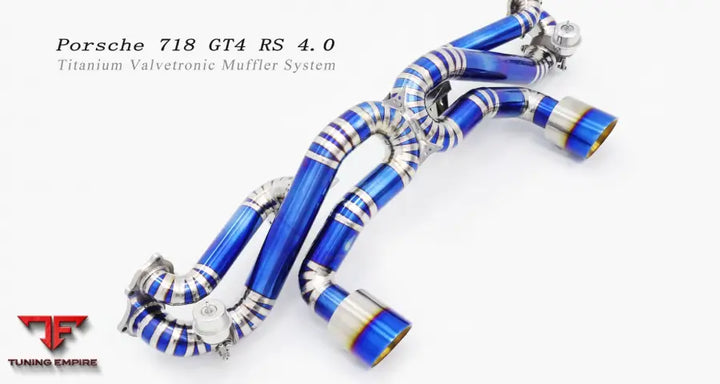 Porsche Cayman 718 Gt4/Gts Titanium Exhaust System