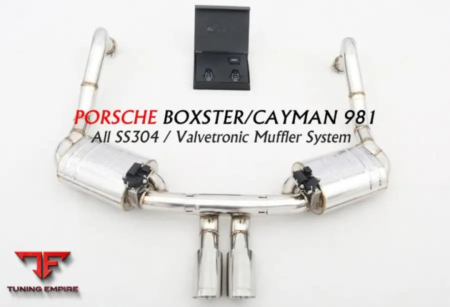 Porsche Cayman 987.2 All Ss304 Valvetronic Exhaust System