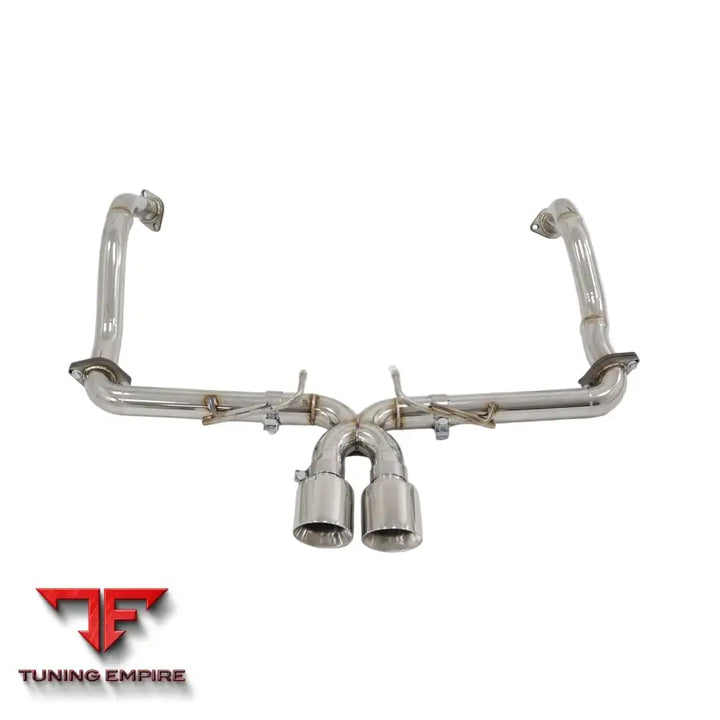 PORSCHE CAYMAN BOXSTER 718 982 STAINLESS STEEL CATBACK RAZOR EXHAUST WITH MUFFLER VALVE