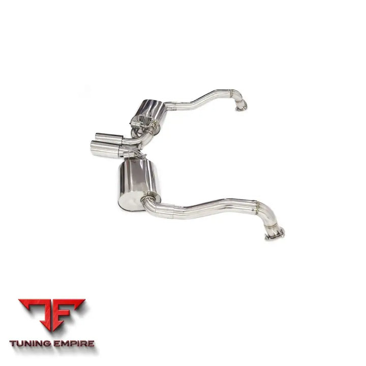 PORSCHE CAYMAN BOXSTER 987.2 STAINLESS STEEL CATBACK RAZOR EXHAUST WITH MUFFLER VALVE