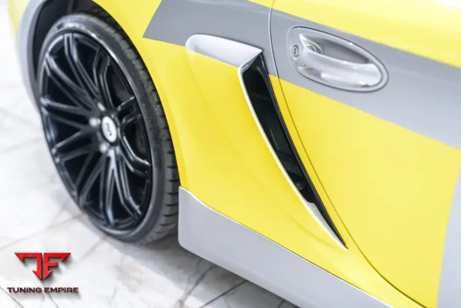 PORSCHE CAYMAN GT4 STYLE SIDE SCOOPS / VENTS