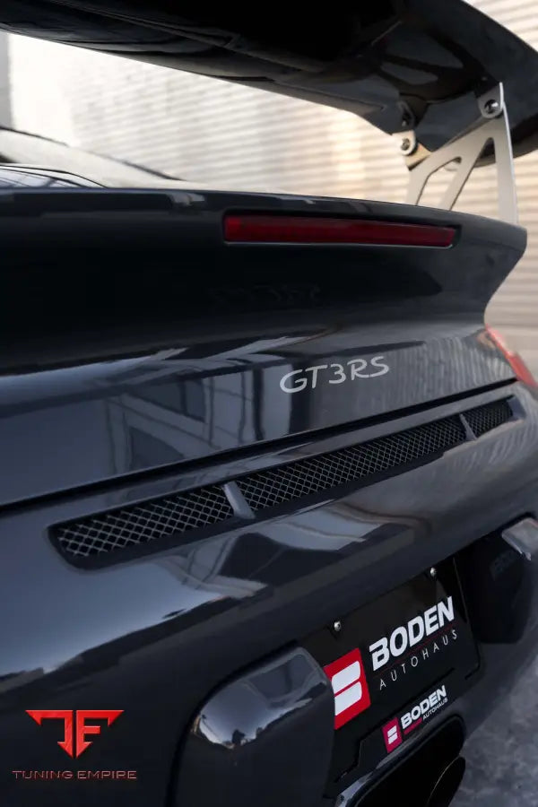 PORSCHE GT3RS FORGED WHEELS AND EXHAUST SYSTEM