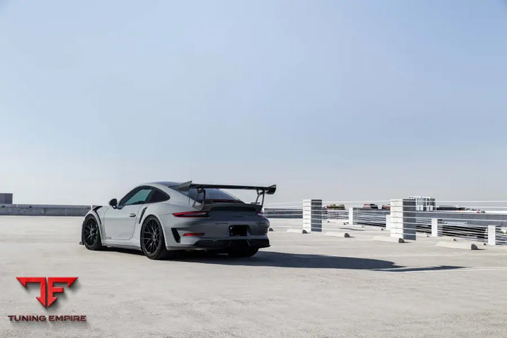 PORSCHE GT3RS FORGED WHEELS AND EXHAUST SYSTEM