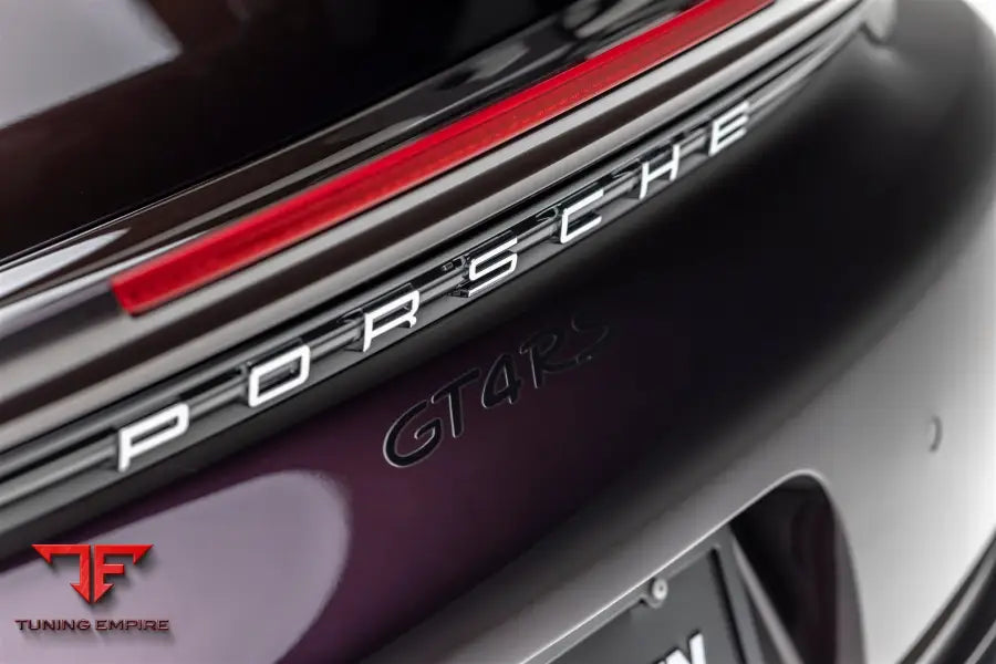PORSCHE GT4RS FORGED WHEELS AND EXHAUST SYSTEM