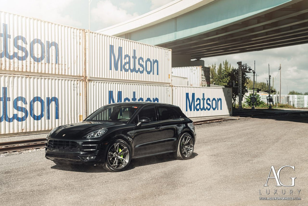 Porsche Macan on custom forged wheels