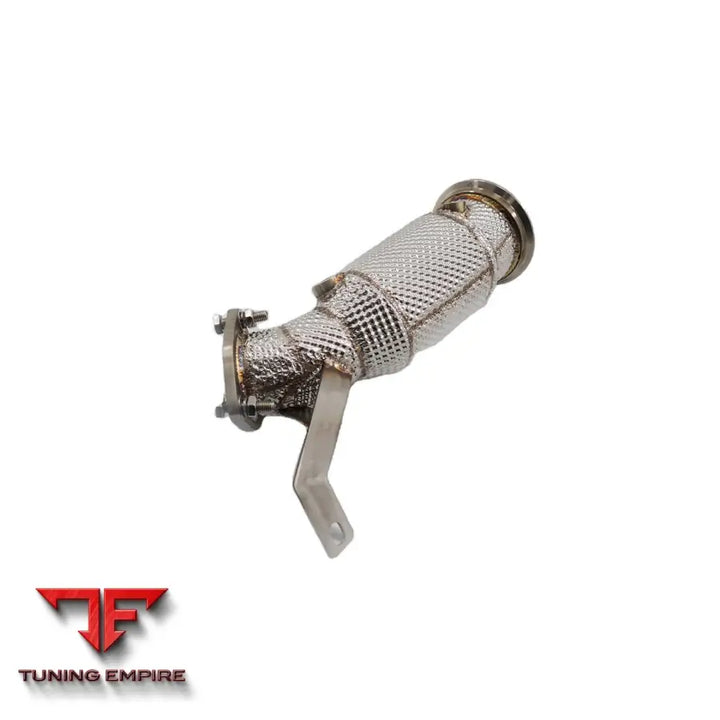 PORSCHE MACAN 95B 2.0T STAINLESS STEEL RAZOR EXHAUST DOWNPIPE WITH HEAT SHIELD