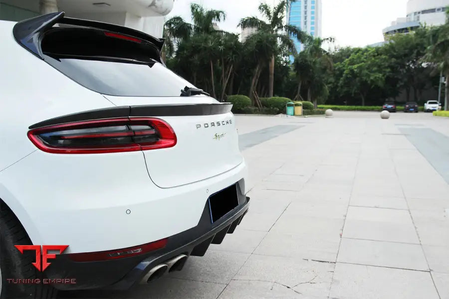 PORSCHE MACAN BS STYLE CARBON FIBER REAR DECKLID SPOILER BSD