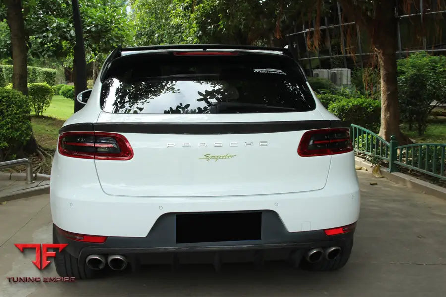 PORSCHE MACAN BS STYLE CARBON FIBER ROOF SPOILER BSD