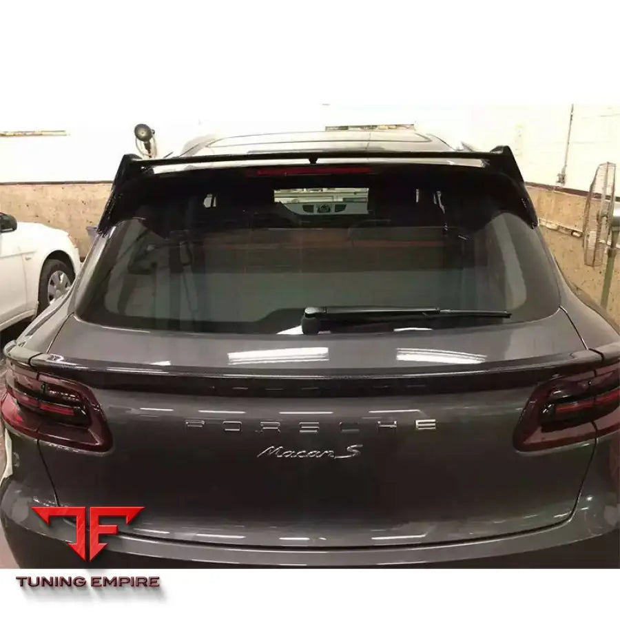 PORSCHE MACAN CARBON FIBER REAR ROOF SPOILER 2015Y