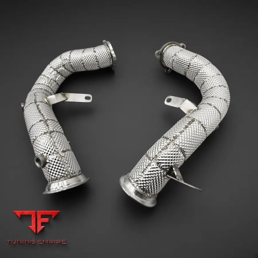 PORSCHE MACAN DOWNPIPE WITH HEAT SHIELD