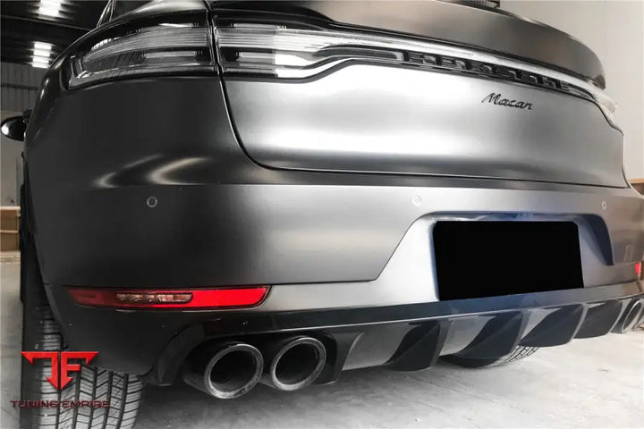 PORSCHE MACAN S TA STYLE CARBON FIBER REAR LIP BSD