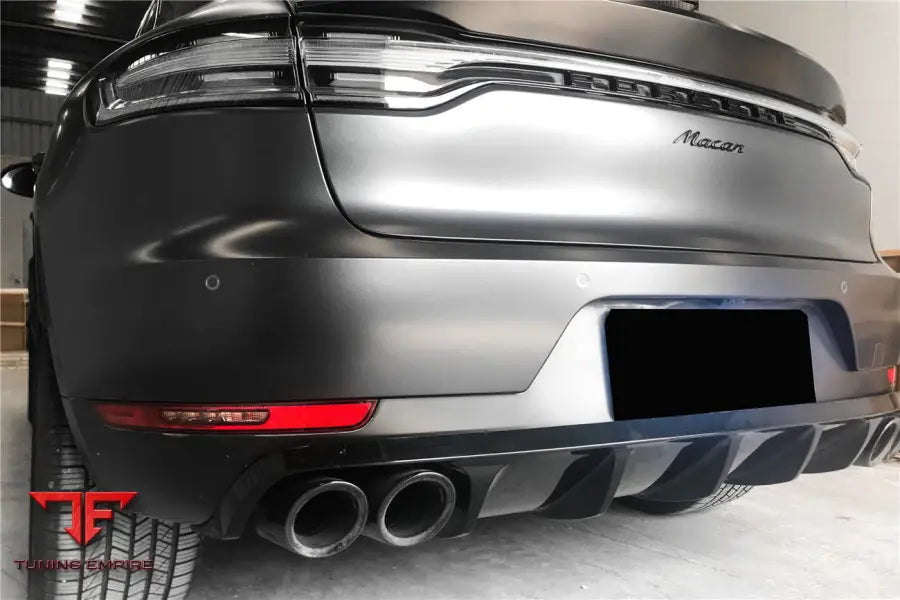 PORSCHE MACAN S TA STYLE CARBON FIBER REAR LIP BSD