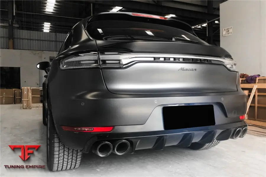 PORSCHE MACAN S TA STYLE CARBON FIBER REAR LIP BSD