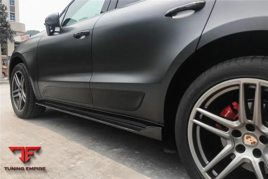 PORSCHE MACAN TA STYLE CARBON FIBER SIDE SKIRTS BSD