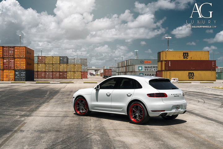 Porsche Macan Turbo on custom forged wheels