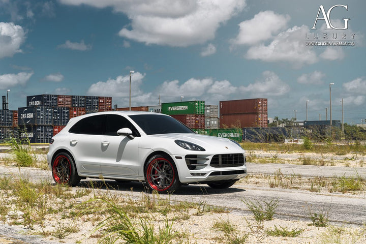 Porsche Macan Turbo on custom forged wheels