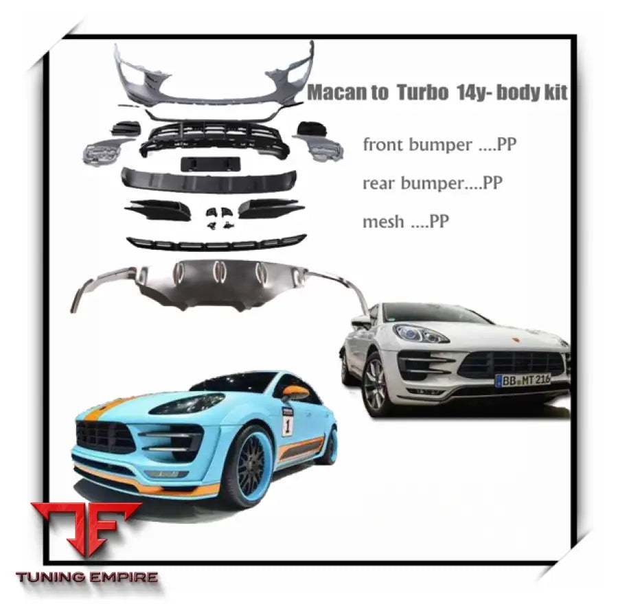 PORSCHE MACAN TURBO STYLE BODY KIT 14Y-