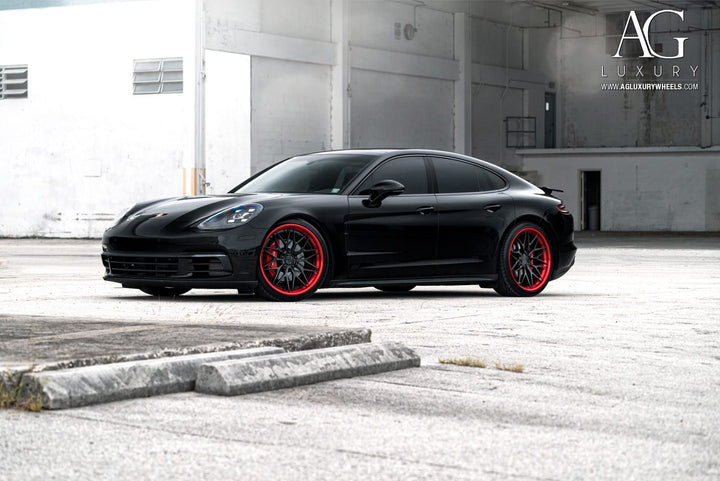 Porsche Panamera on custom forged wheels