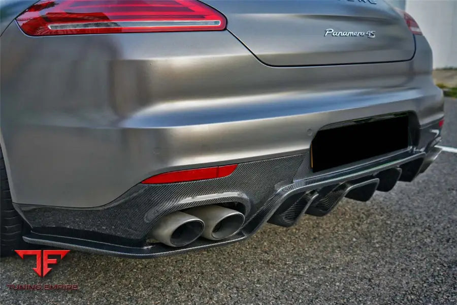 PORSCHE PANAMERA 970.2 BS-SPORT STYLE CARBON FIBER REAR DIFFUSER BSD
