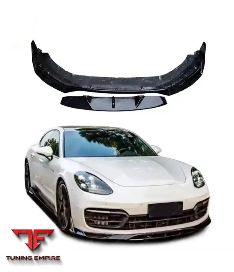 PORSCHE PANAMERA 971.2 CARBON FIBER FRONT BUMPER LIP