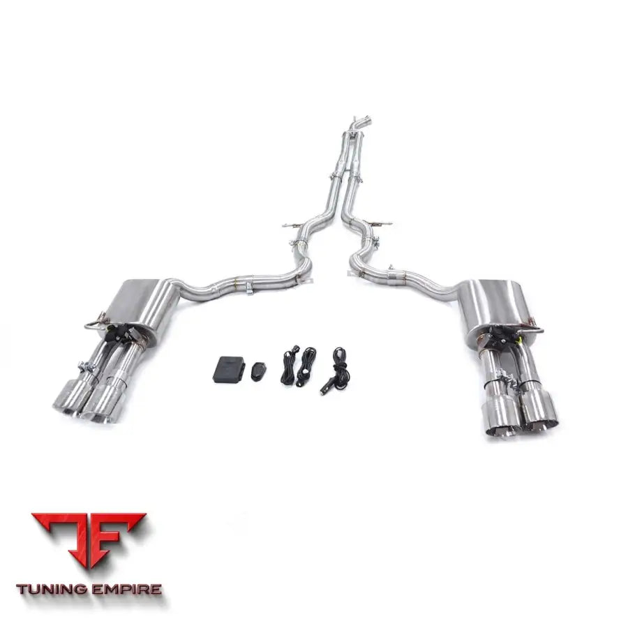 PORSCHE PANAMERA 971 3.0T STAINLESS STEEL CATBACK RAZOR EXHAUST WITH MUFFLER VALVE