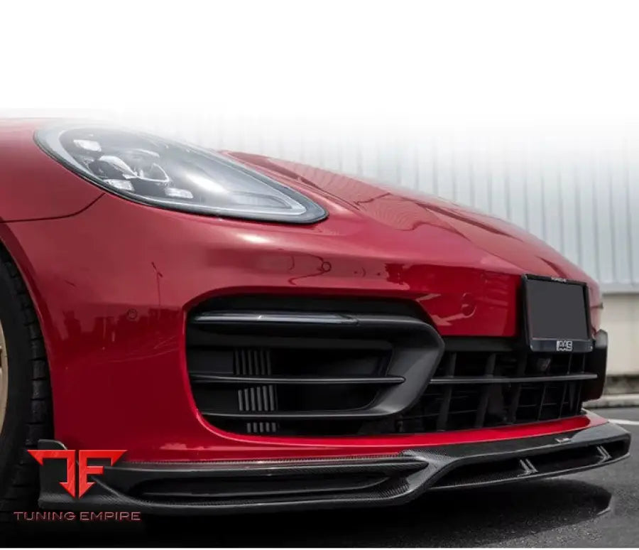 PORSCHE PANAMERA 971 SEDAN GTS TURBO CARBON FIBER FRONT LIP 2016-2023Y