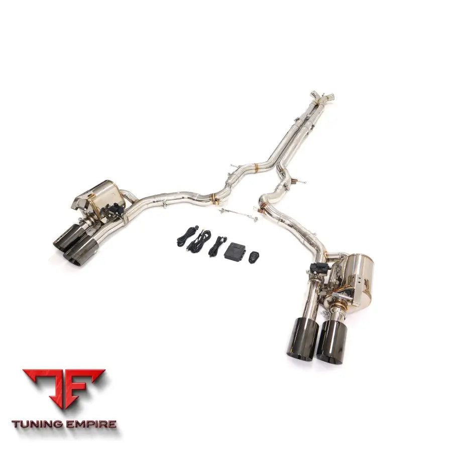 PORSCHE PANAMERA 971 TURBO S 4.0 STAINLESS STEEL CATBACK RAZOR EXHAUST WITH MUFFLER VALVE