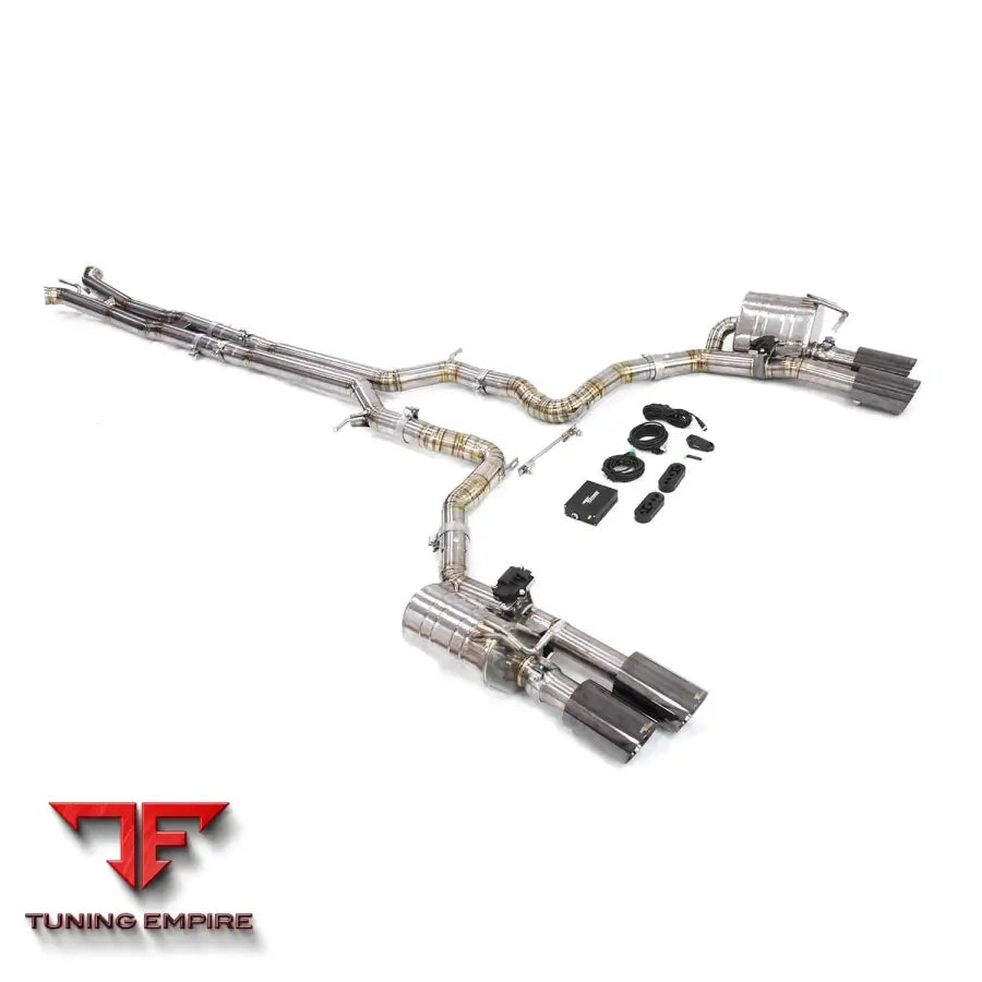 PORSCHE PANAMERA 971 TURBO S 4.0 TITANIUM CATBACK RAZOR EXHAUST WITH MUFFLER VALVE