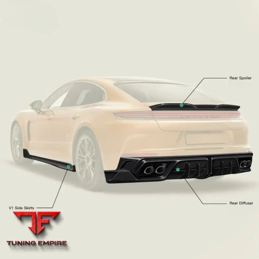 PORSCHE PANAMERA DRY CARBON FIBER BODY KIT PARTS