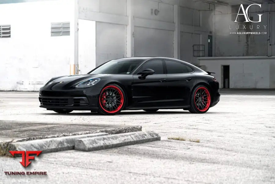 Porsche Panamera on custom forged wheels