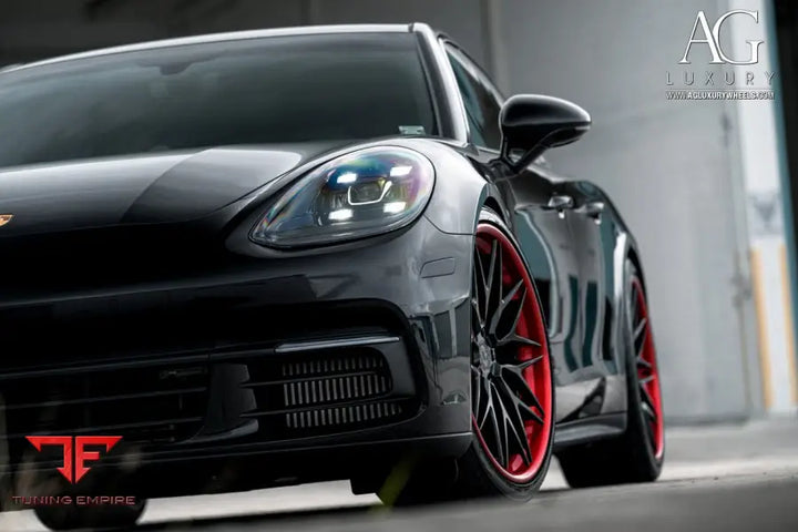 Porsche Panamera on custom forged wheels