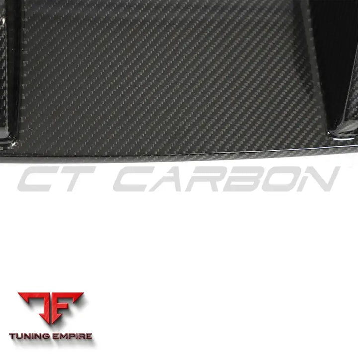 PORSCHE TAYCAN 2020-2024 CARBON FIBRE DIFFUSER - CT CARBON