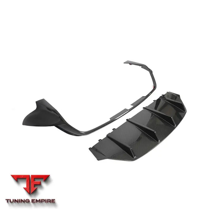 PORSCHE TAYCAN 2020-2024 CARBON FIBRE DIFFUSER - CT CARBON