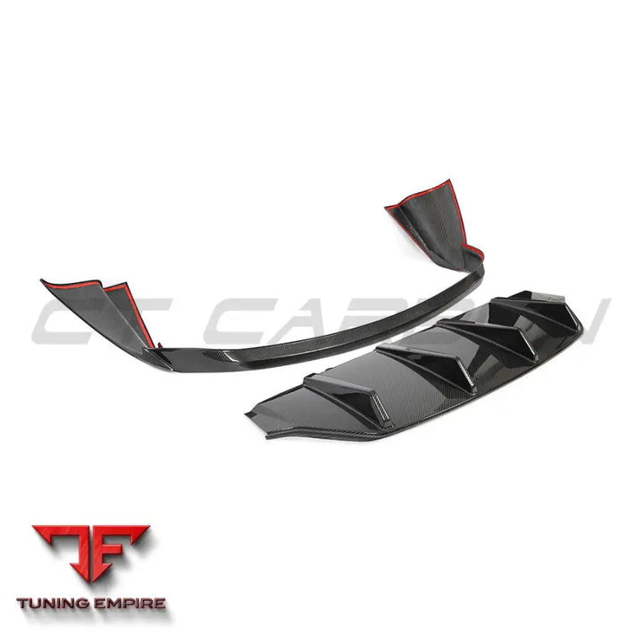 PORSCHE TAYCAN 2020-2024 CARBON FIBRE DIFFUSER - CT CARBON