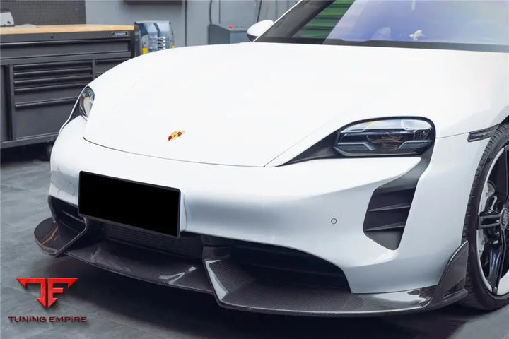 PORSCHE TAYCAN & 4 & 4S & GTS & TURBO CADO STYLE FRONT LIP BSD
