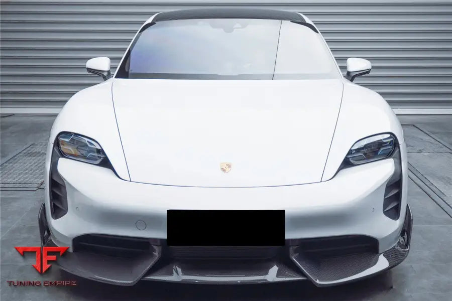 PORSCHE TAYCAN & 4 & 4S & GTS & TURBO CADO STYLE FRONT LIP BSD
