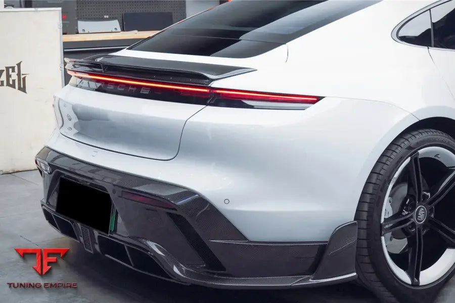 PORSCHE TAYCAN & 4 & 4S & GTS & TURBO CADO STYLE REAR DIFFUSER BSD