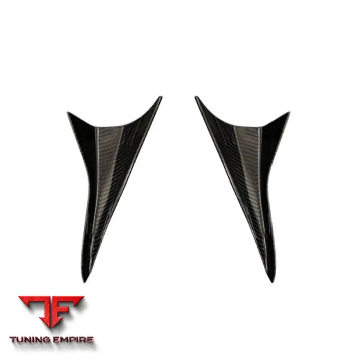 PORSCHE TAYCAN 4PCS 9J1 CARBON FIBER AIR CURTAINS