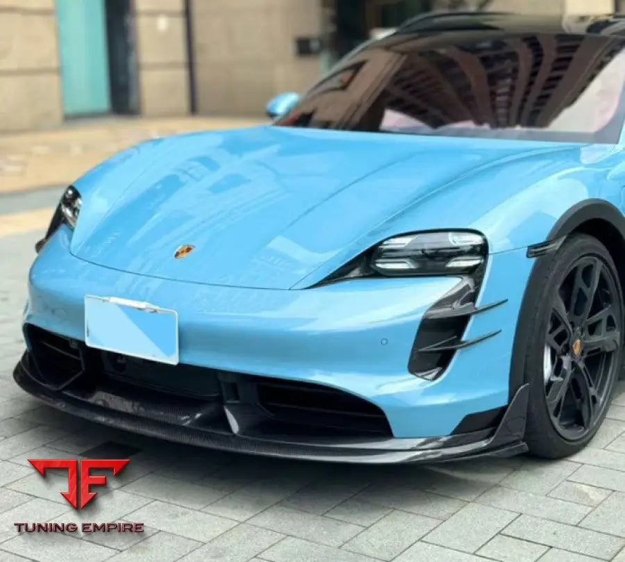 PORSCHE TAYCAN 4PCS 9J1 CARBON FIBER AIR CURTAINS