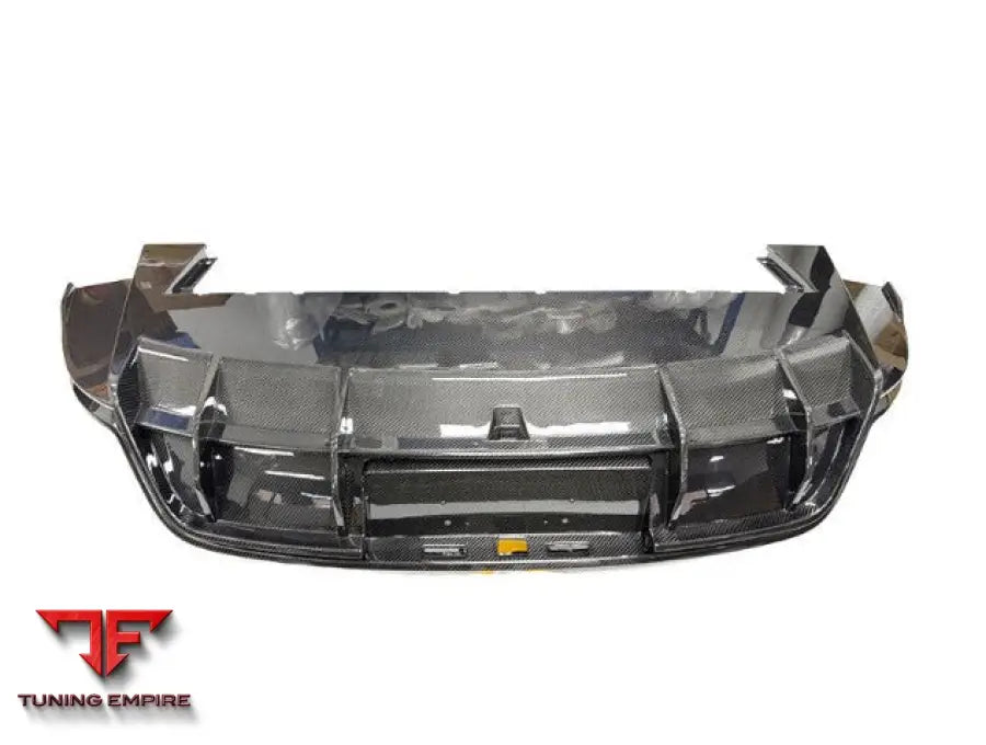 PORSCHE TAYCAN 4S TURBO CARBON FIBER REAR BUMPER LIP