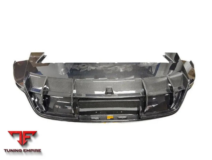 PORSCHE TAYCAN 4S TURBO CARBON FIBER REAR BUMPER LIP