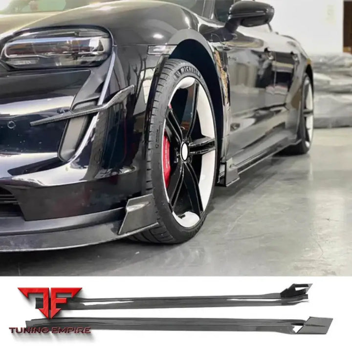 PORSCHE TAYCAN BASE 4S SEDAN 4-DOOR CARBON FIBER PARTS 2019-2024Y