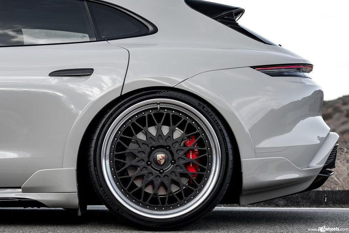 PORSCHE TAYCAN CROSS TURISMO on custom forged wheels