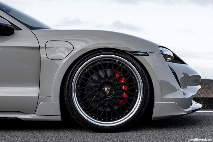 PORSCHE TAYCAN CROSS TURISMO on custom forged wheels