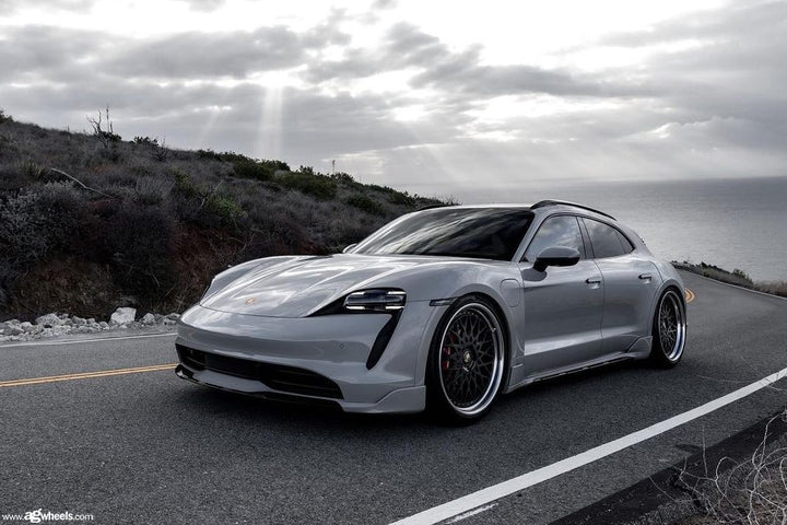 PORSCHE TAYCAN CROSS TURISMO on custom forged wheels