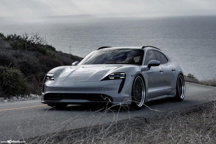 PORSCHE TAYCAN CROSS TURISMO on custom forged wheels