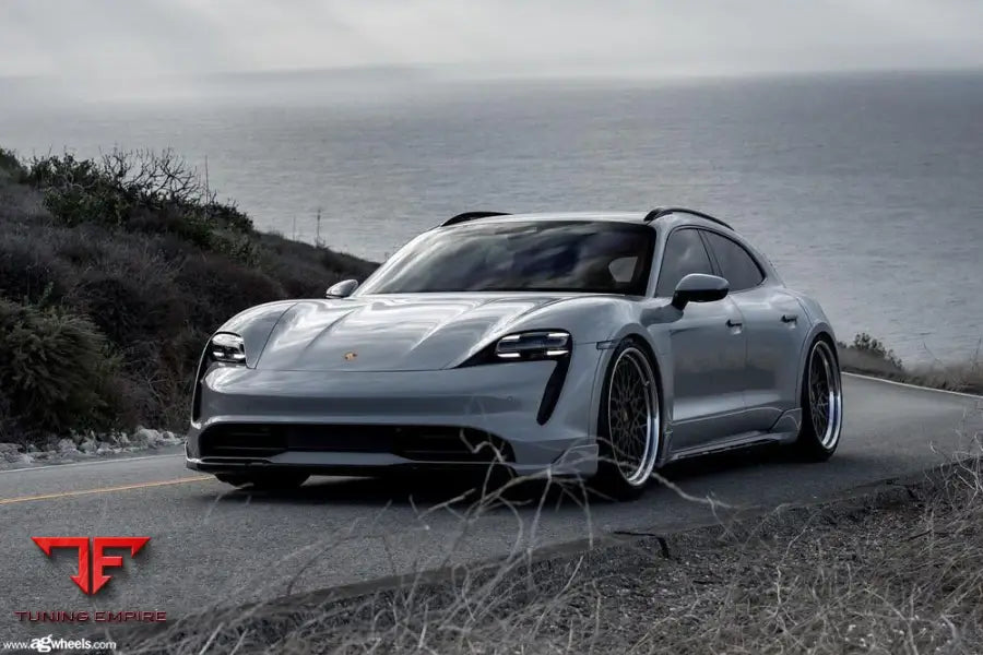 PORSCHE TAYCAN CROSS TURISMO on custom forged wheels