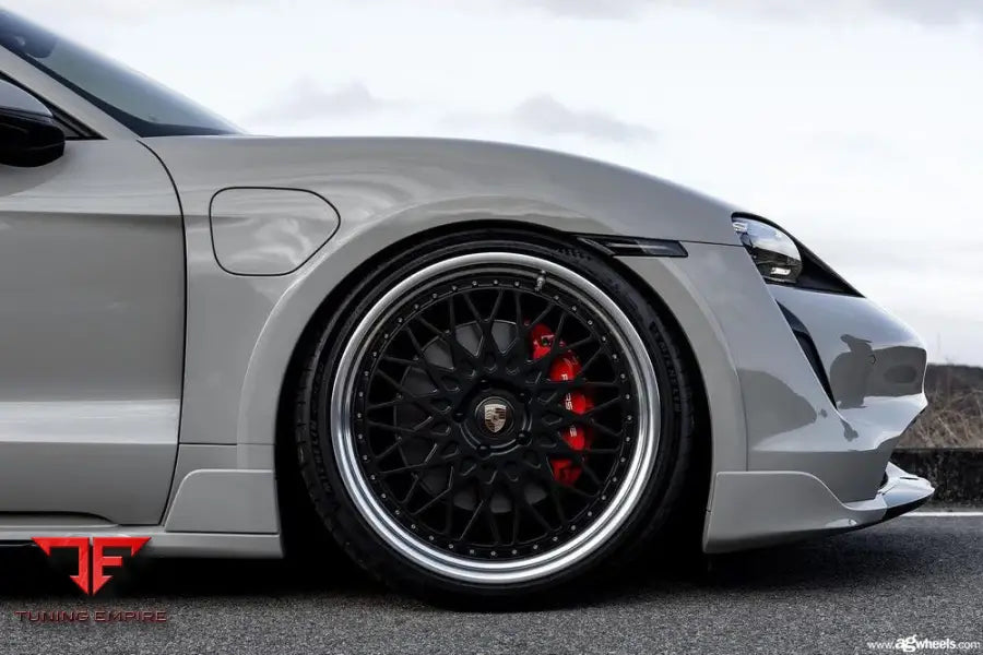 PORSCHE TAYCAN CROSS TURISMO on custom forged wheels